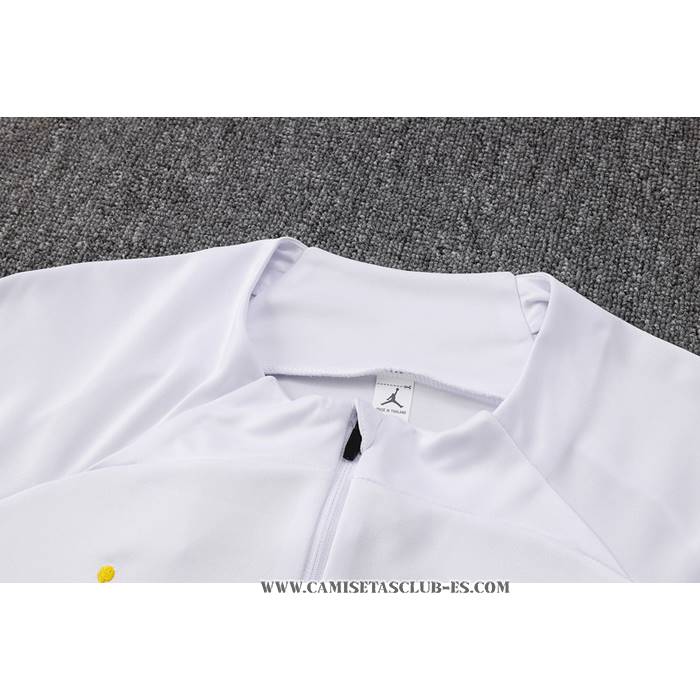Chandal de Sudadera del Paris Saint-Germain Jordan Nino 23-24 Blanco